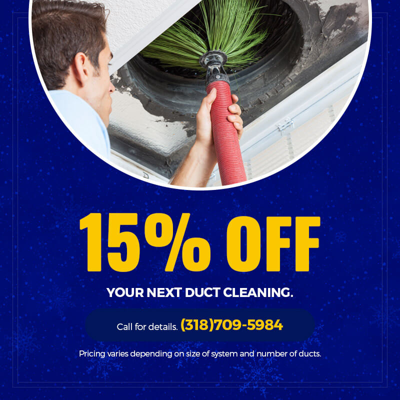 15% off your next duct cleaning